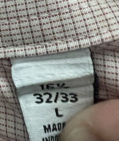 Calvin Klein Mens Shirt Button Down 16.5 32/33, Some Wear And Tear