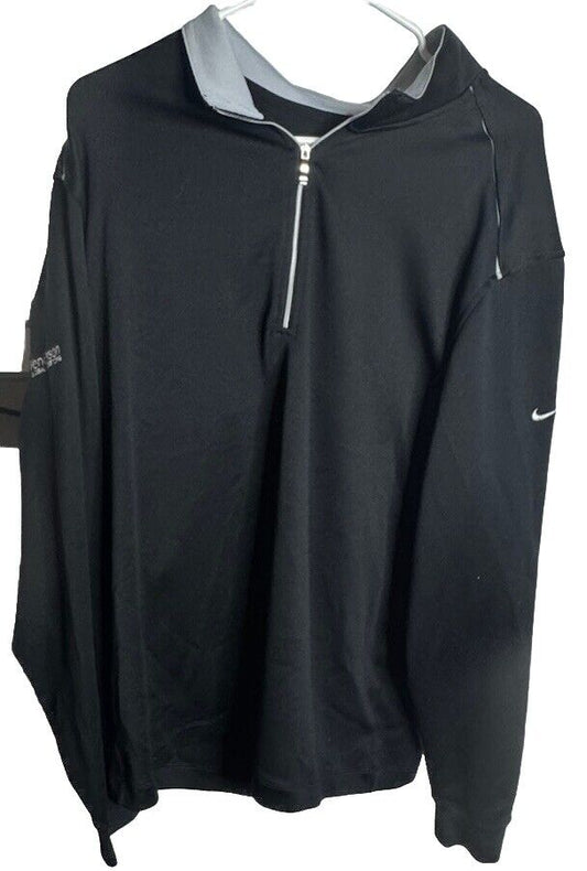 Nike Golf Dri Fit Mens XL 1/4 Zip Pullover Modern Fit Athletic