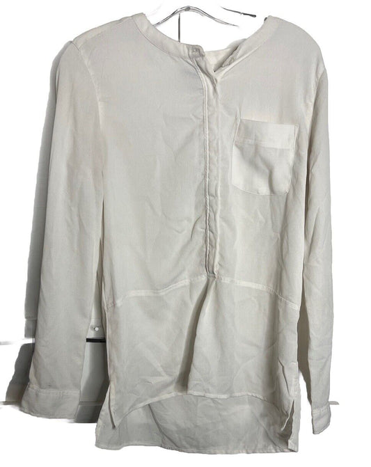 Womens Casual Baggy Button-up  Blouse Tops Large