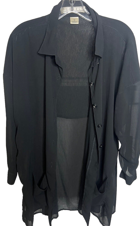 P.A.R.N.E.L.L  Long Sleeve Button Down Shirt Size Small