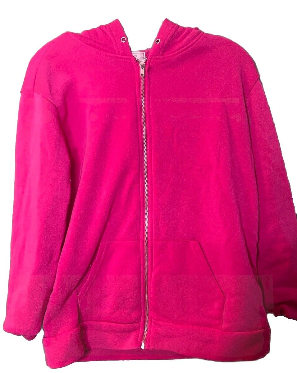 No Comment NY LA Womens Medium Long Sleeves Full Zip Hoodie Sweatshirt Hippie