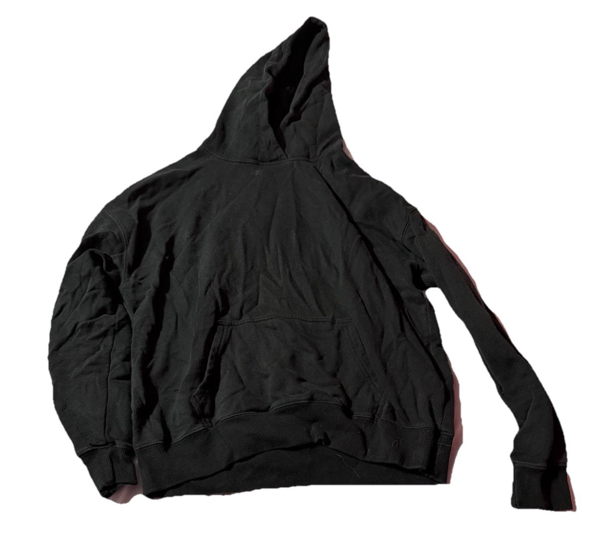 Hollister Black Hoodie with Front Pocket XS