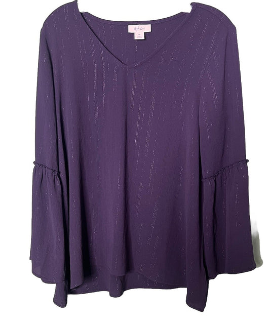 Style & Co. Shirt Womens Medium Long Sleeve Blouse Cotton