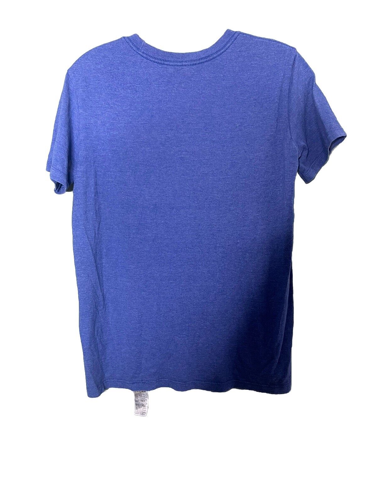 New York Giants Boys Short Sleeve Tshirt Size L 14/16 Blue Cotton Stretch NFL