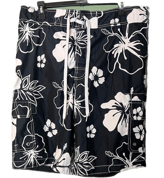 Merona Men's Swimsuit Elastic Waist & Drawstring Large