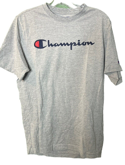 Champion T-Shirt Men's Jersey Tee Classic Fit Script Logo Medium