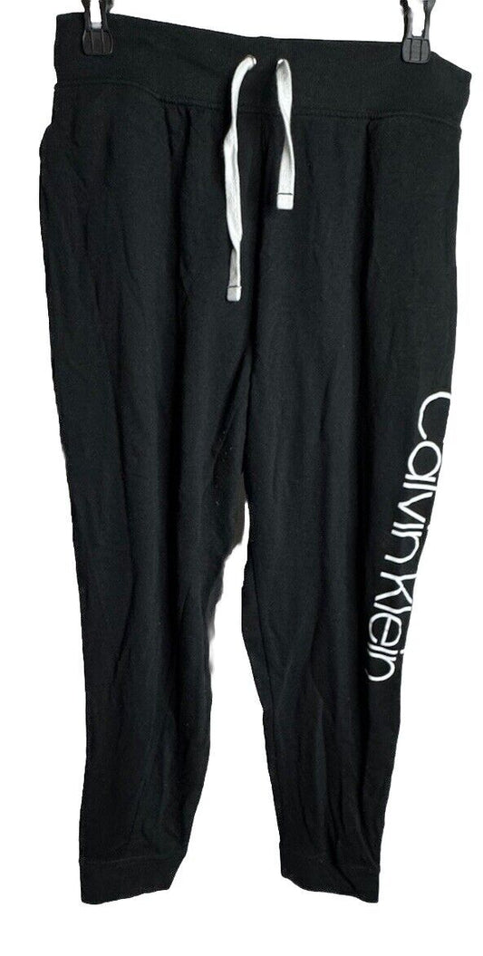 Calvin Klein Sleepwear Women's medium  Jogger Black Sweatpants Lounge