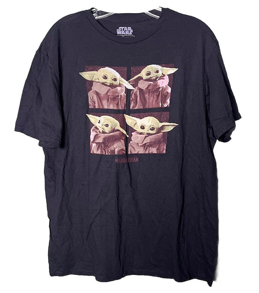 Star Wars Shirt Mens Large L Short Sleeve T Shirt Yoda