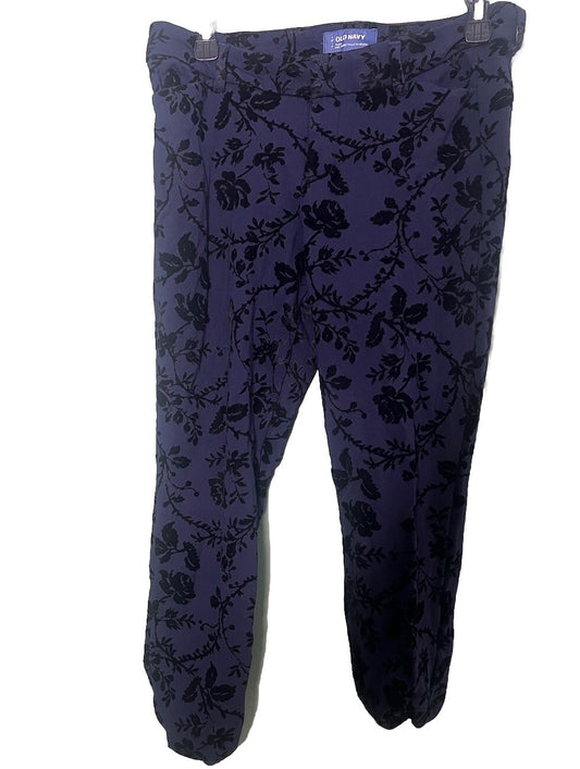 Womens old navy floral pants sz 4