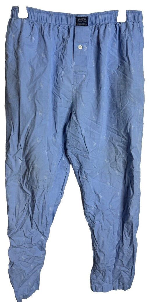 POLO Ralph Lauren Men's 100% Cotton Plaid Pajama Pants Size Large