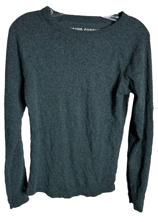 Mossimo Supply Co. Men's Washed Crew Long Sleeve Pullover - Size S/P