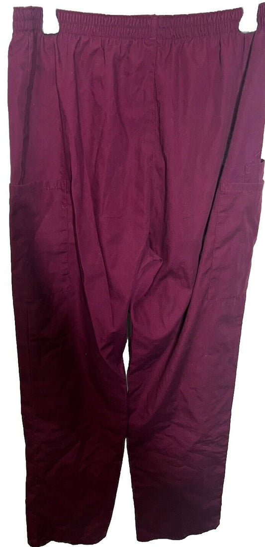 Cherokee Women's Workwear Elastic Waist Cargo Scrubs Pants