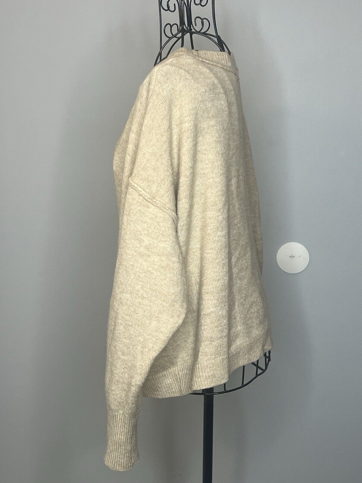 Forever 21 Women's Size Medium Tan Button Front