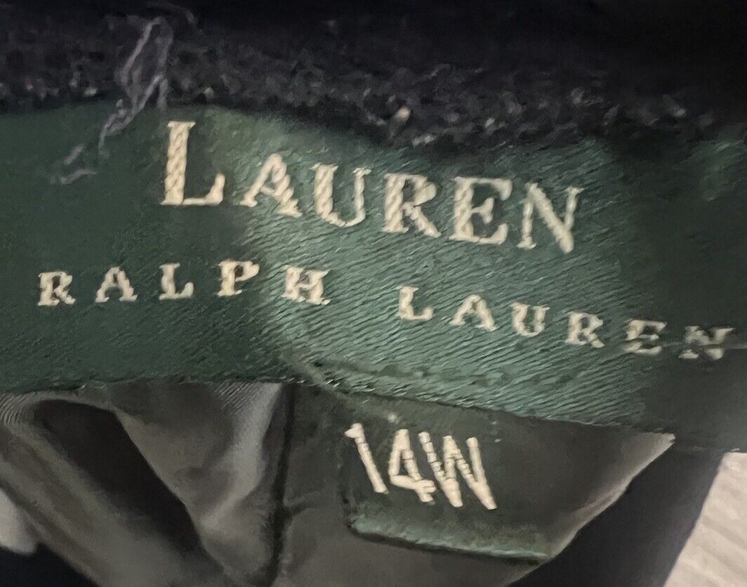 Lauren Ralph Lauren Pleated Pants Womens 14W Plus Size  Straight Leg