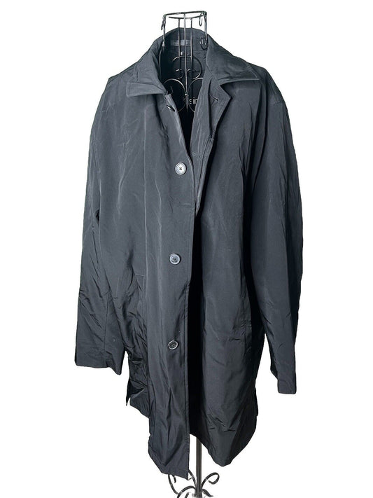Calvin Klein Trench Style Lined Mens Coat Pre Owned size 44R/ Some Wear And Tear