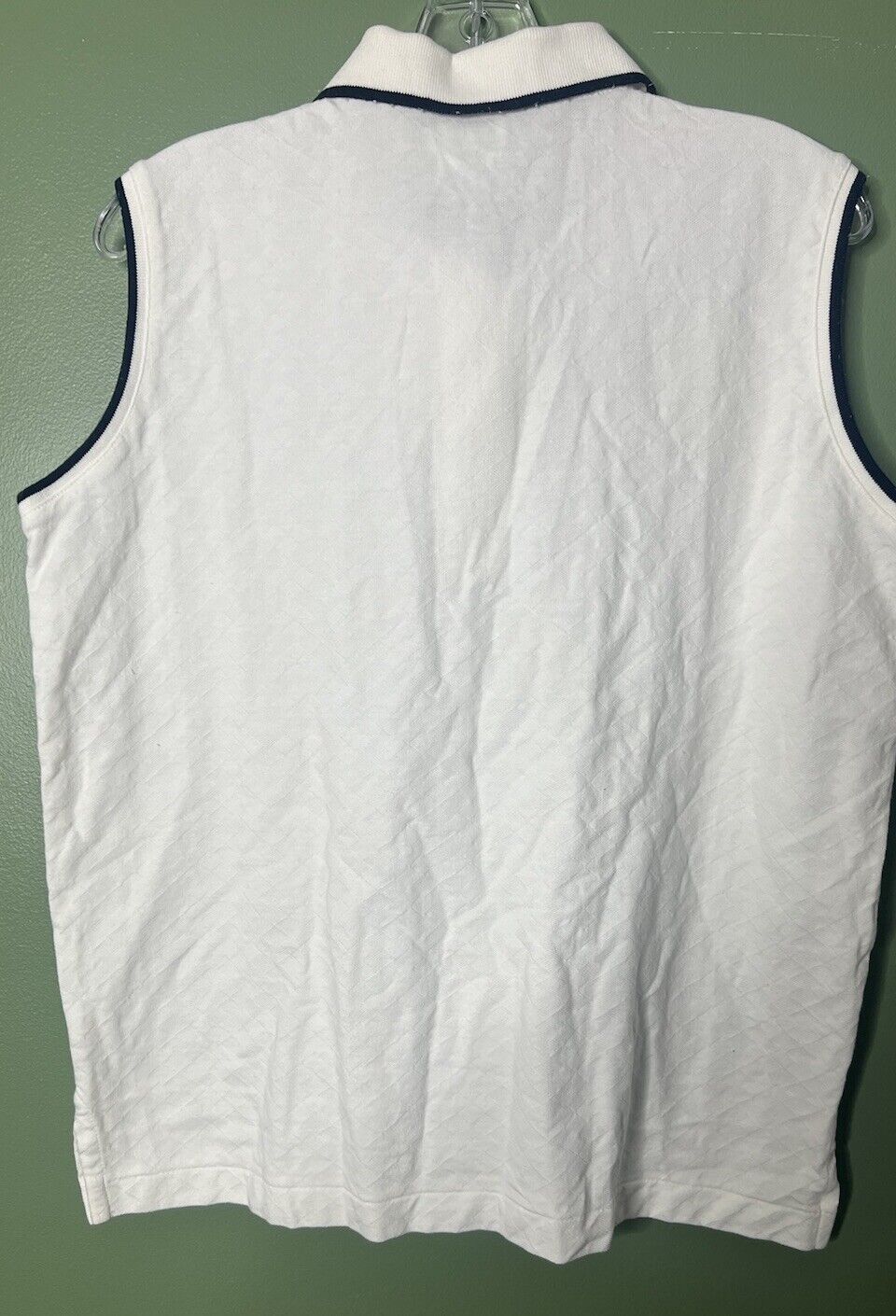 Outer Banks polo Shirt Size XL White Sleeveless
