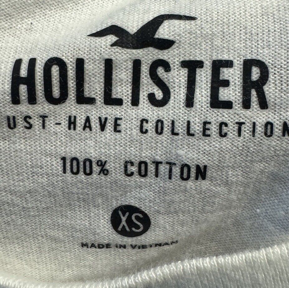 Hollister Logo Icon Crew Tee Shirt Mens Size XS