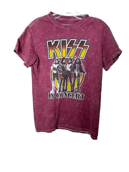 Vintage Kiss Band T-shirt Size Small Graphics With Band
