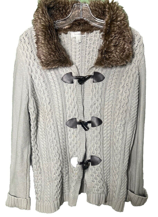 Dress Barn Knit 3 Button Cardigan Sweater Size X- LARGE