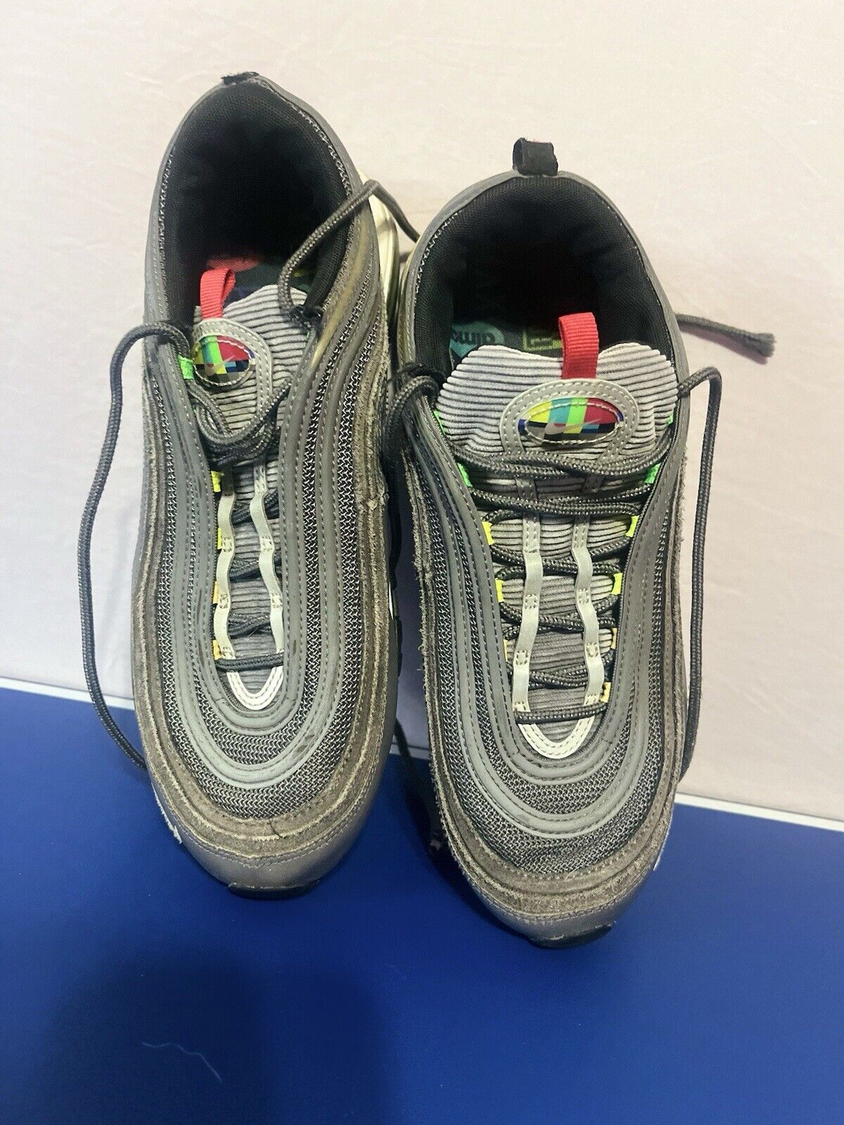 Nike Air Max 97 SE Evolution Of Icon Graphite Gray Mens Size 11.5 DA8857-001