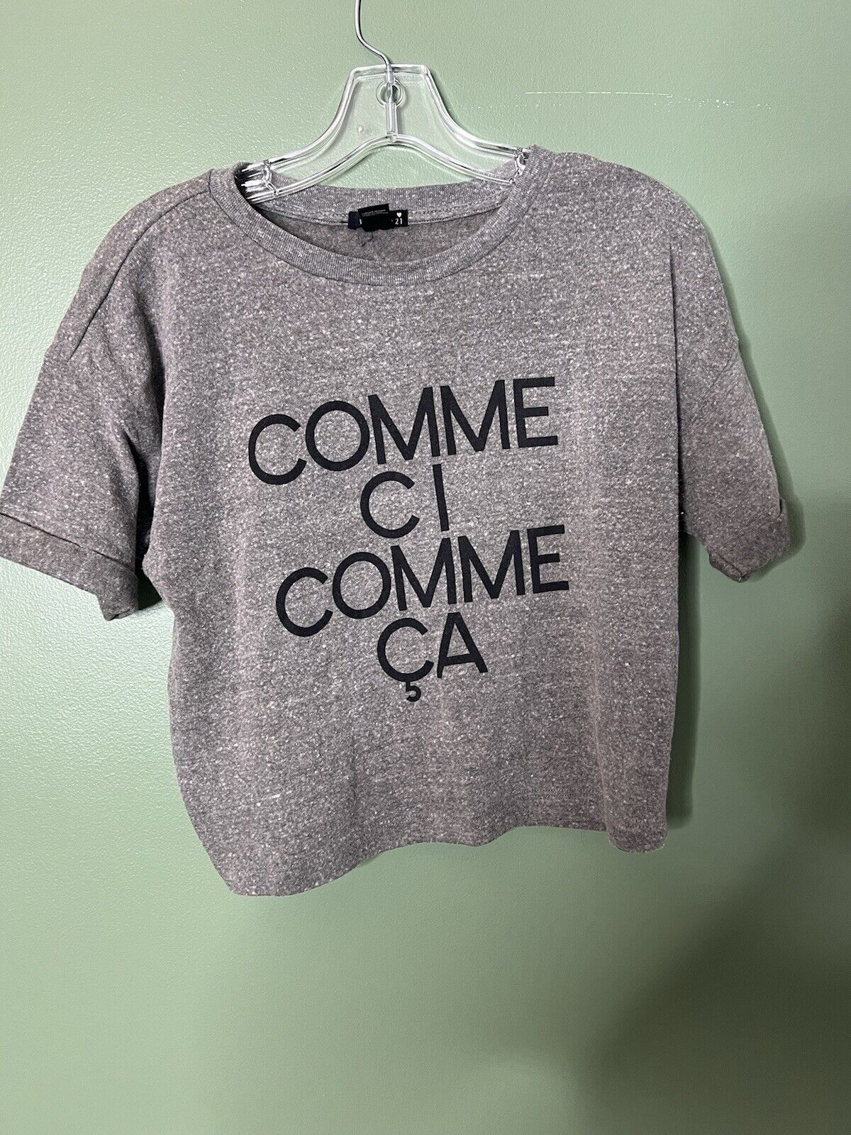 Forever 21 Women's Small Gray Long Sleeve Sweater