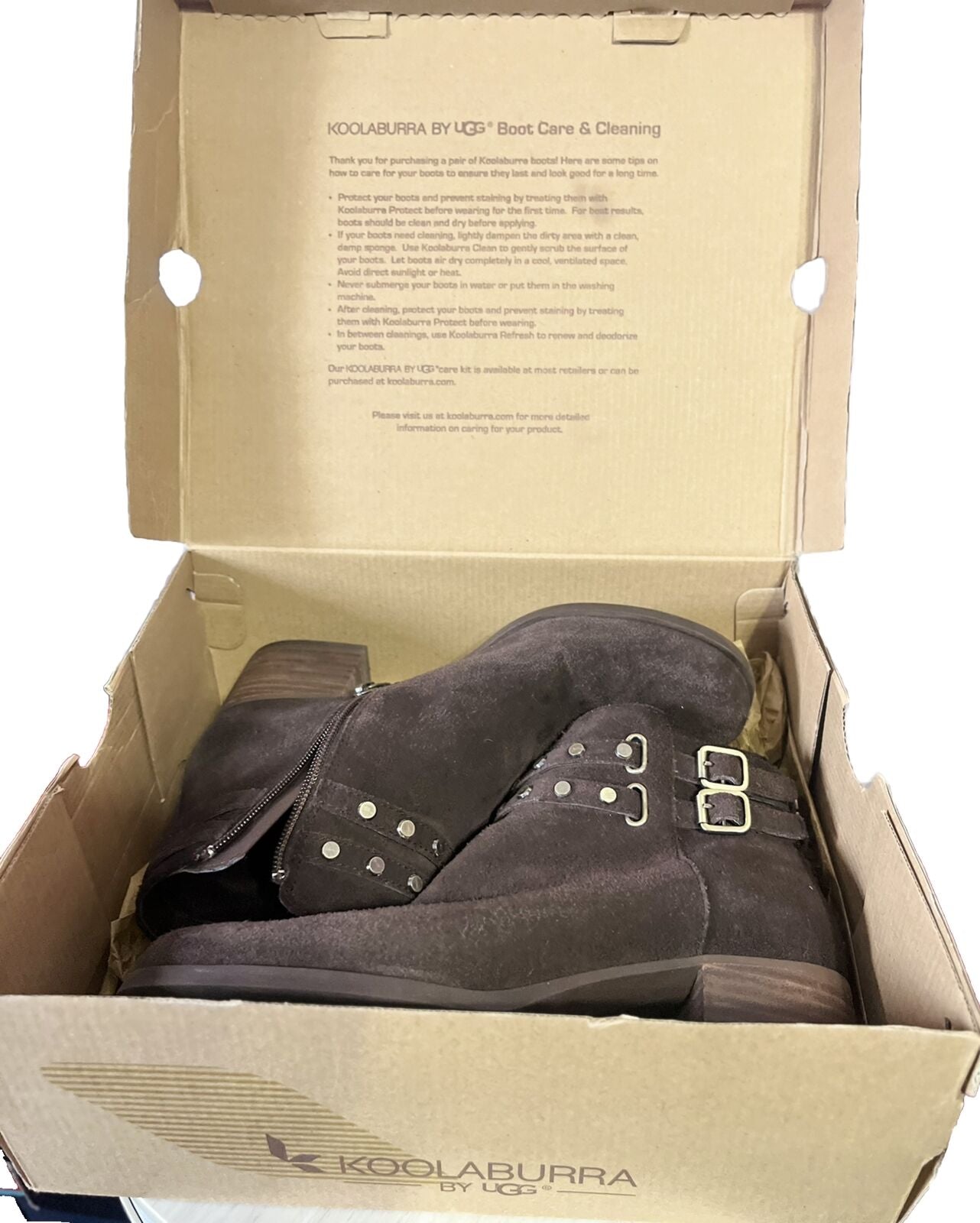 koolaburra by ugg, Women’s Size 7, Suede Brown Heeled Boots, Rare Find,
