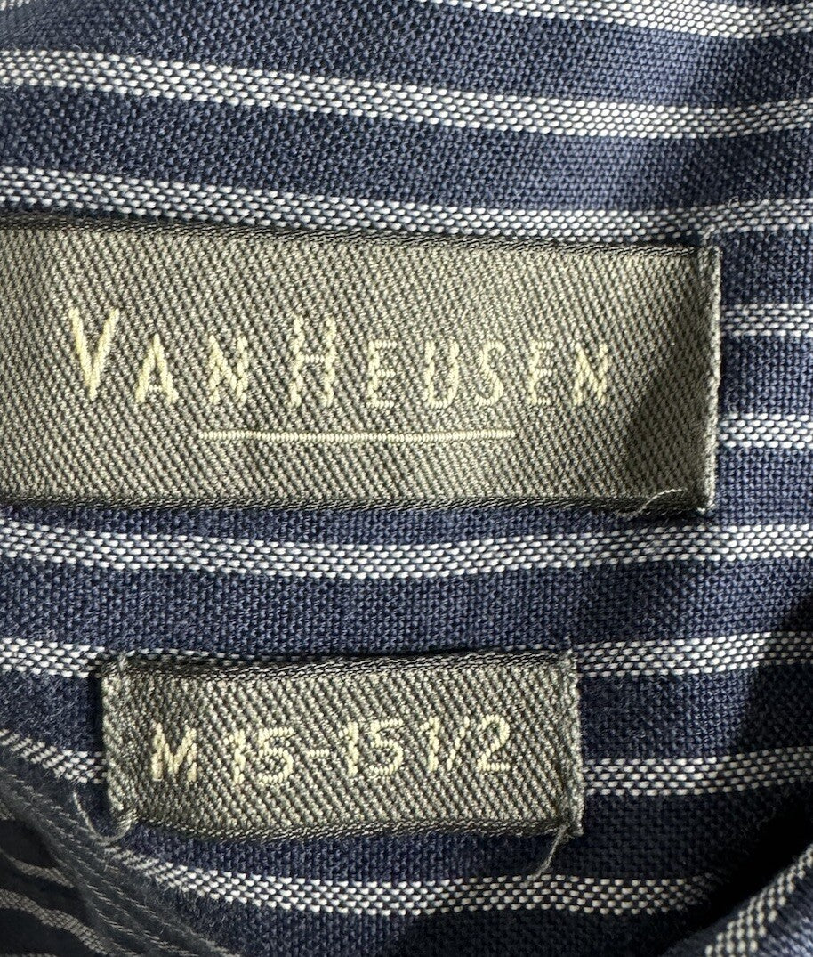 Van Heusen Mens Short Sleeve Medium 15-15.5 Shirt