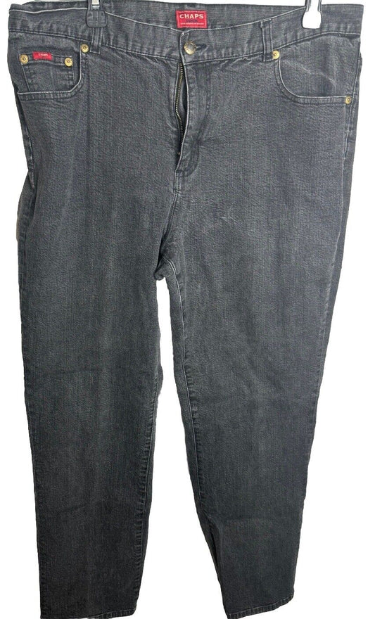 Chaps Women Denim  Jean Pants Size 16W Dark Wash With Pocket Design