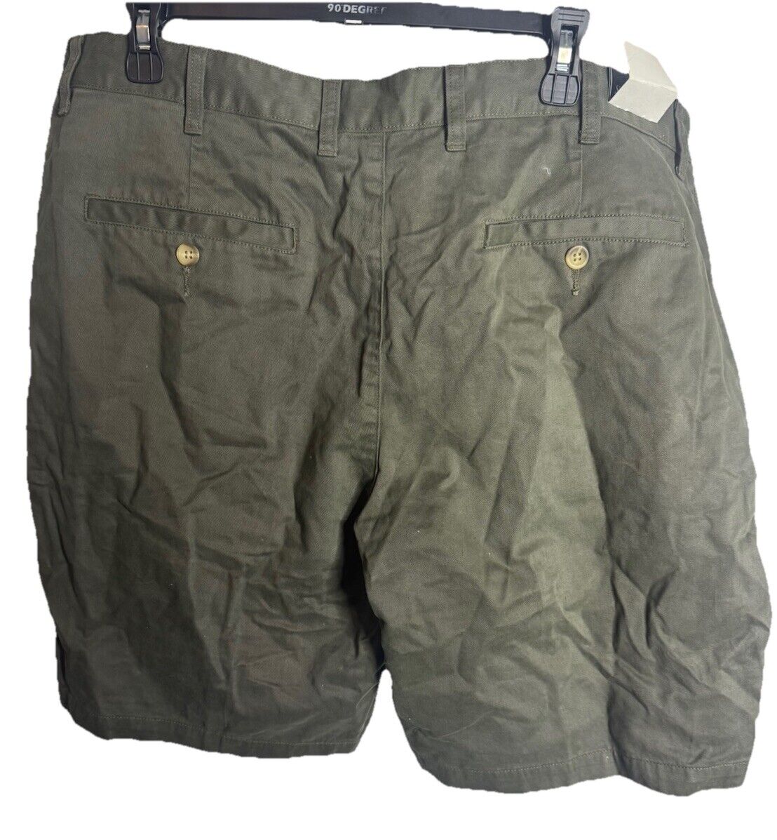 St Johns Bay Temp Flex Chino Shorts Men’s 40 Khaki