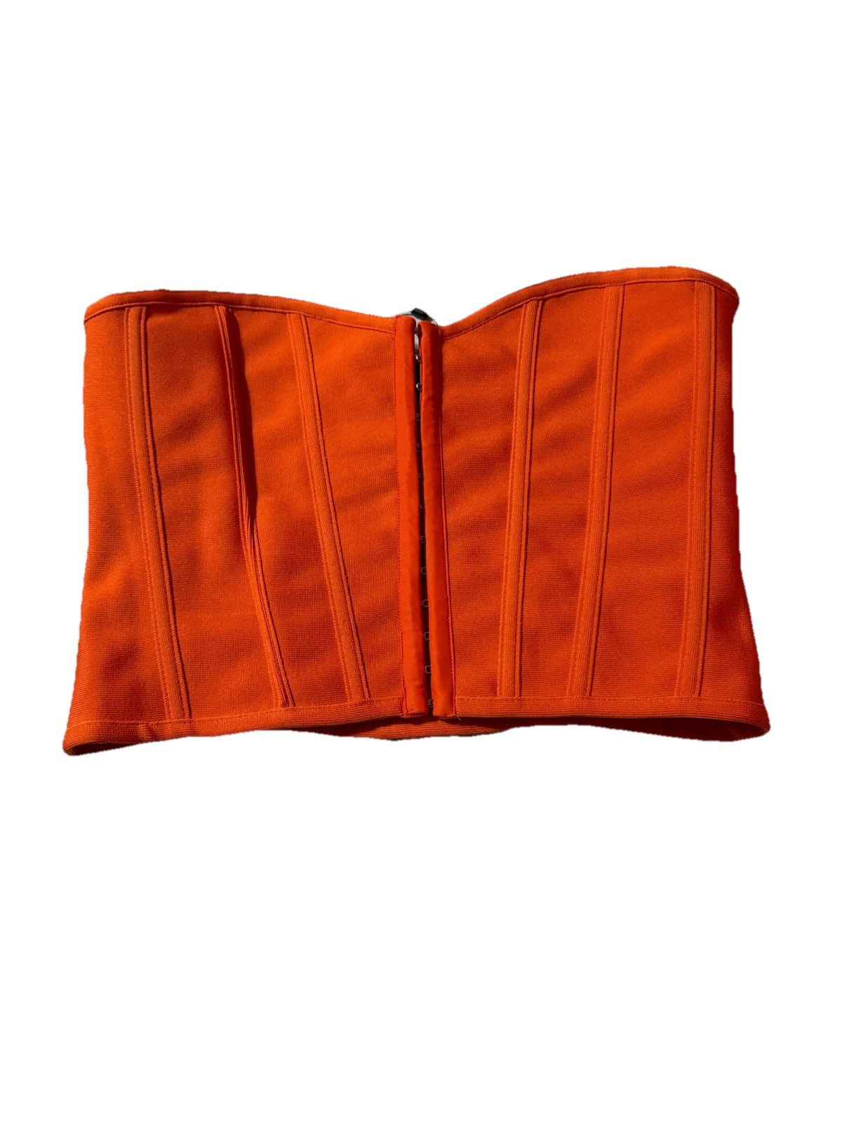 Pretty little thing orange corset size 8