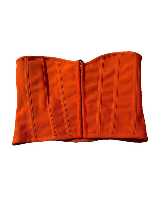 Pretty little thing orange corset size 8