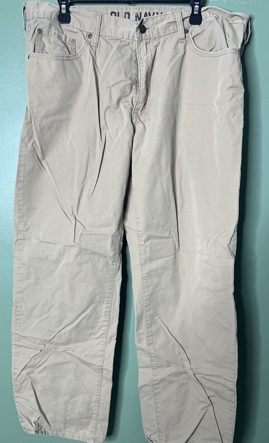 Old Navy Straight Chino Pants Men's Size 36/30 Beige