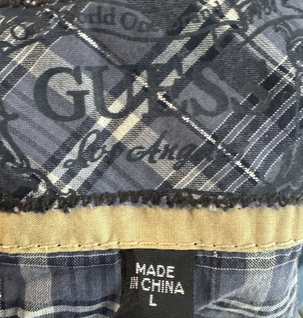Guess Button Down Shirt Large