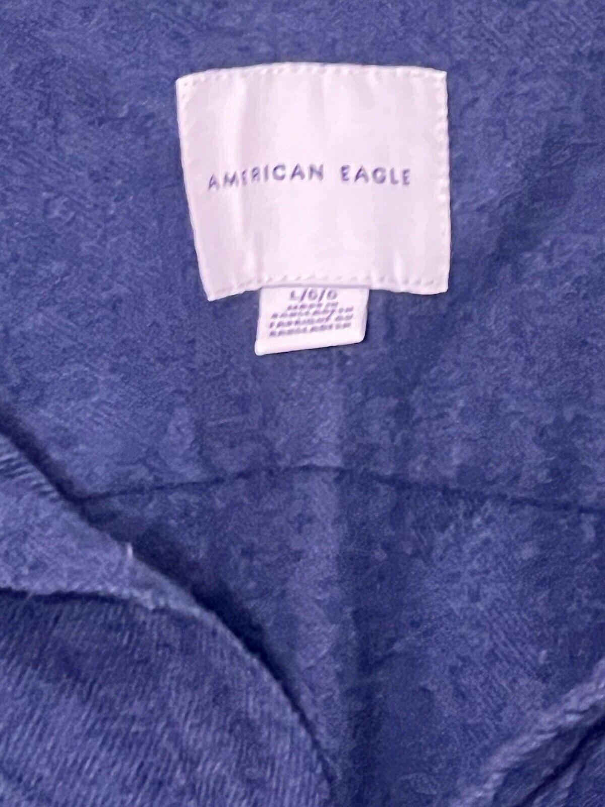 American Eagle Shirt Mens Large Button Up Long Sleeve