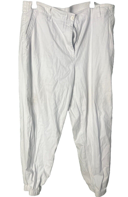 Talbots Womens Lightweight Jogger Pants XL High Waist Casual