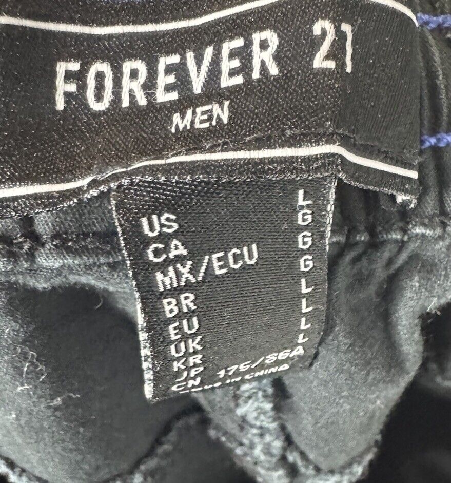 Forever 21 Men Pants Large  Drawstring Casual Trousers
