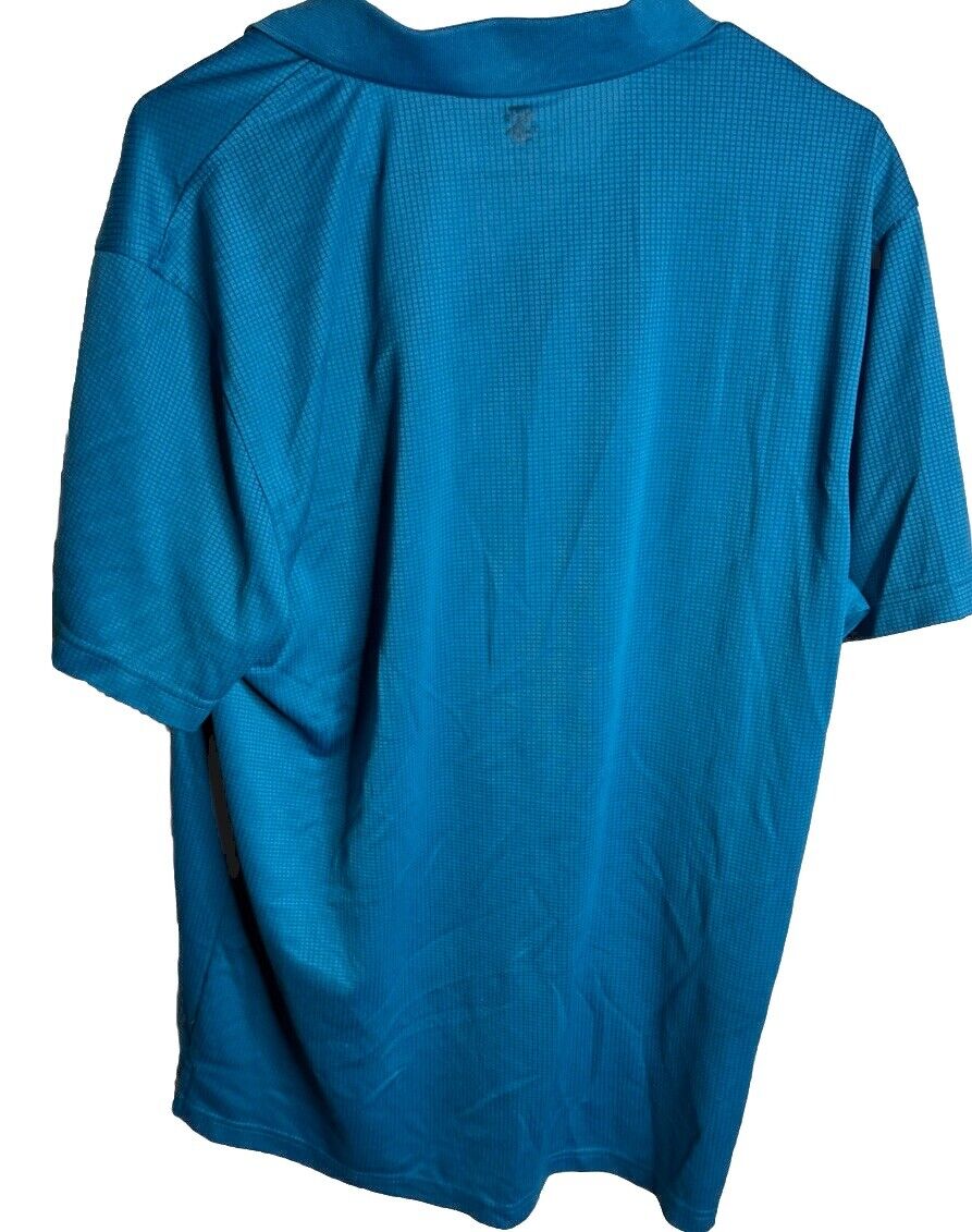 Izod Golf Mens Polo Shirt Large Polyester Short Sleeve