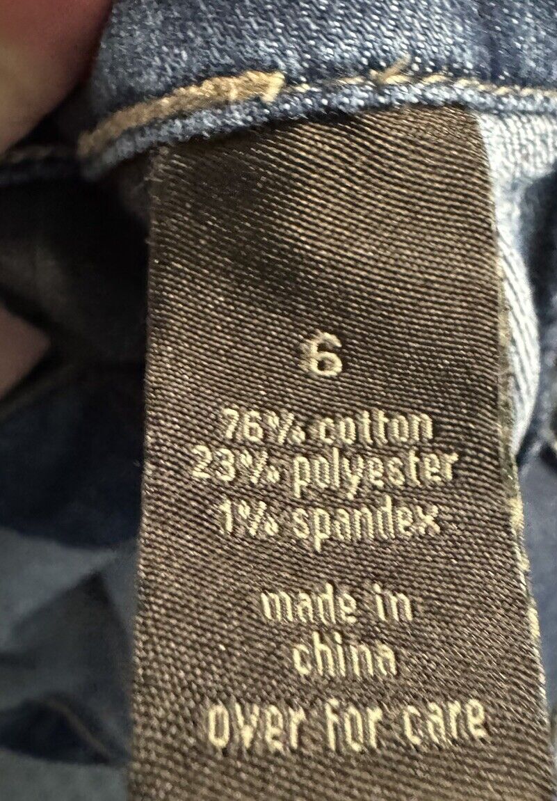 The Limited Denim 678 Women's Size 6 Blue Bootcut Dark Wash Stretch Denim Jeans