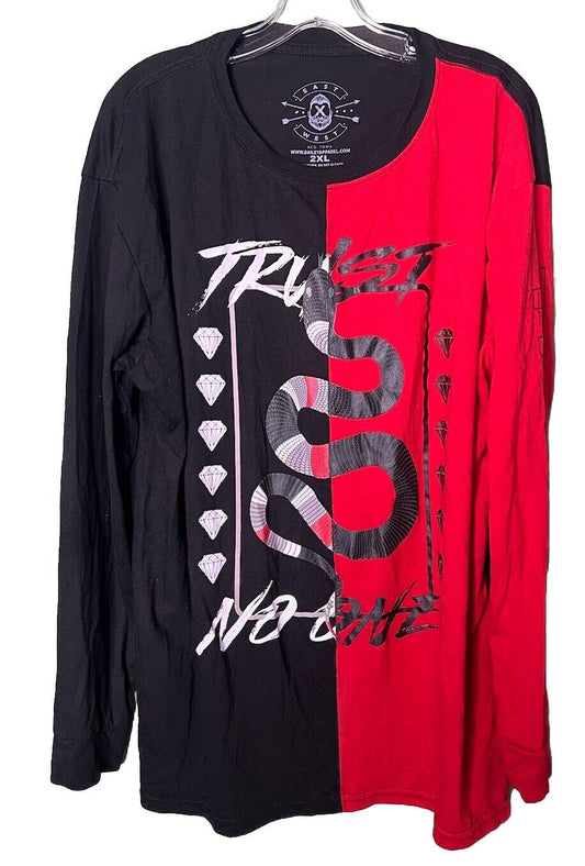East/West Long Sleeve T-shirt Men's Size 2XL