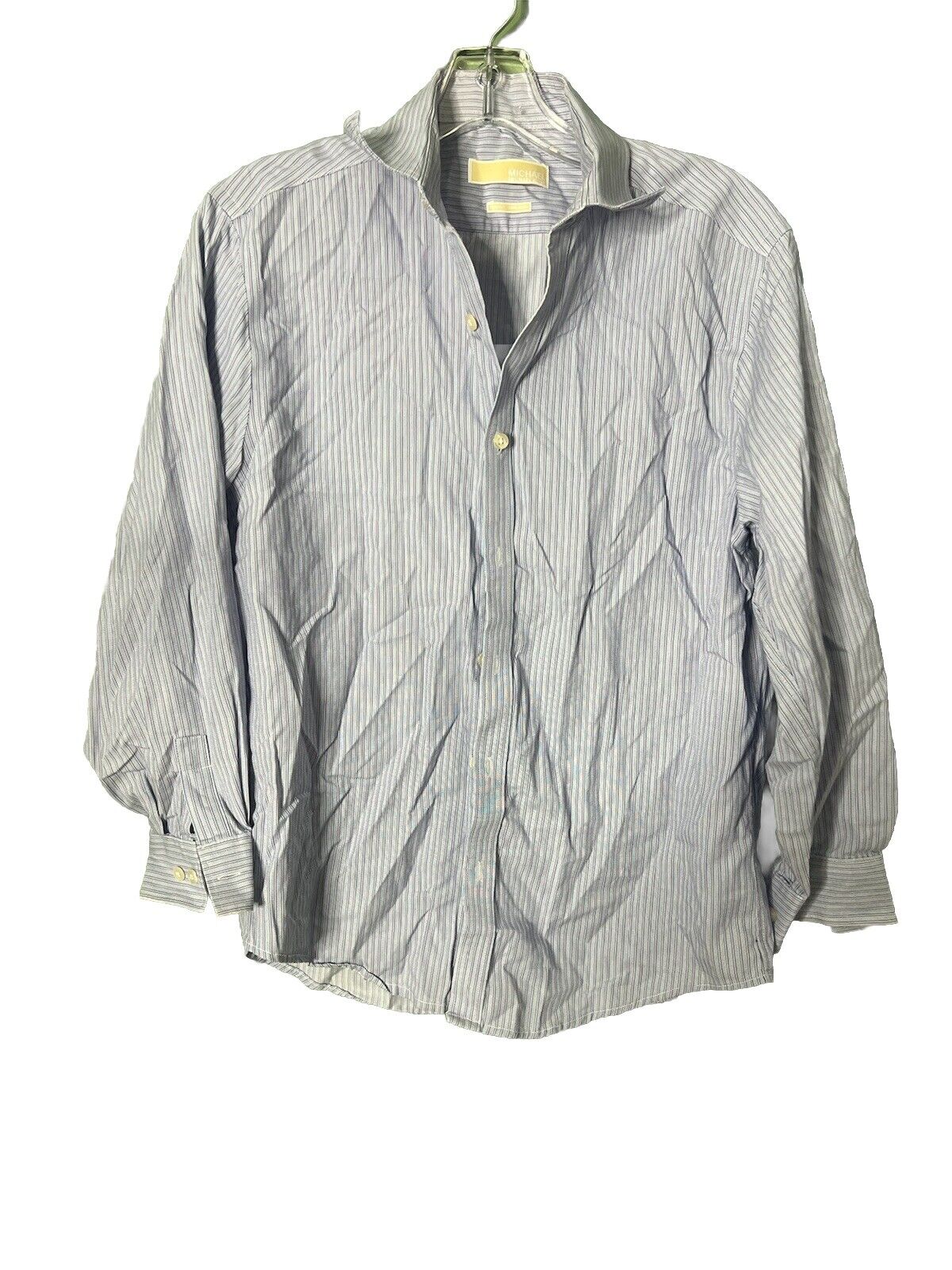 Michael Kors Button Up Shirt Size 15.5 32/33 Long Sleeve
