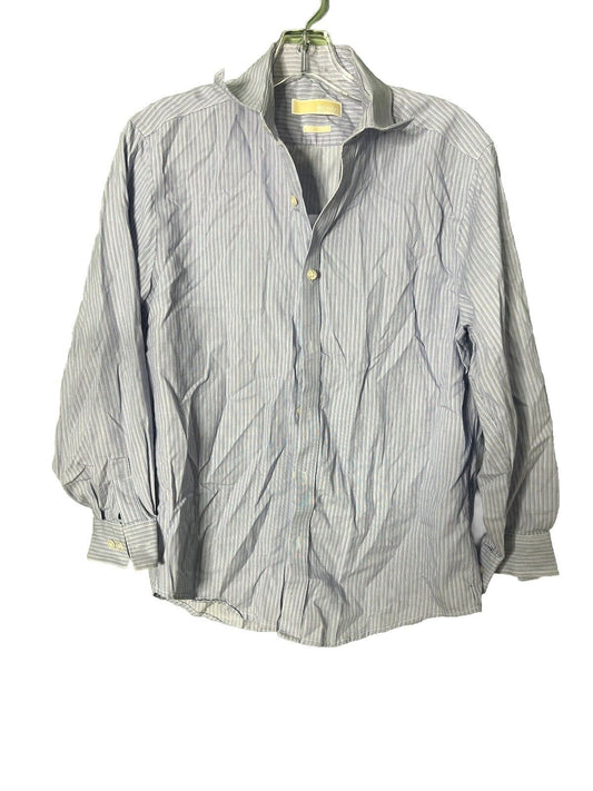 Michael Kors Button Up Shirt Size 15.5 32/33 Long Sleeve