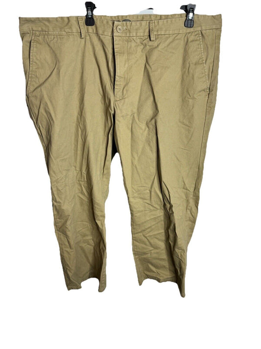 Men's Old Navy Athletic Taper Built-in Flex Chino Pants Size 44x30 Khaki