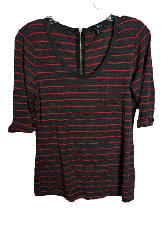 Willi Smith Womens Size Medium 3/4 Sleeve Casual Top