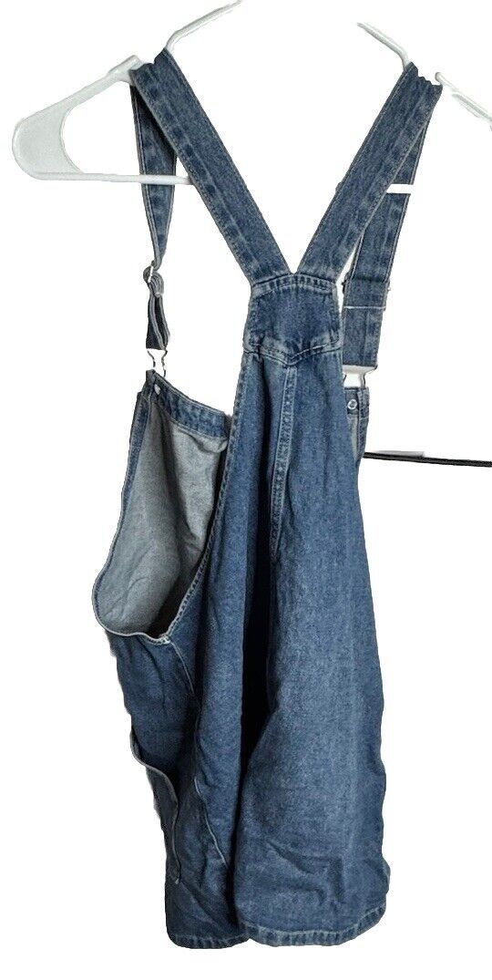 H&M Medium Wash Button Up 100% Cotton Denim Overall Women's Size 10