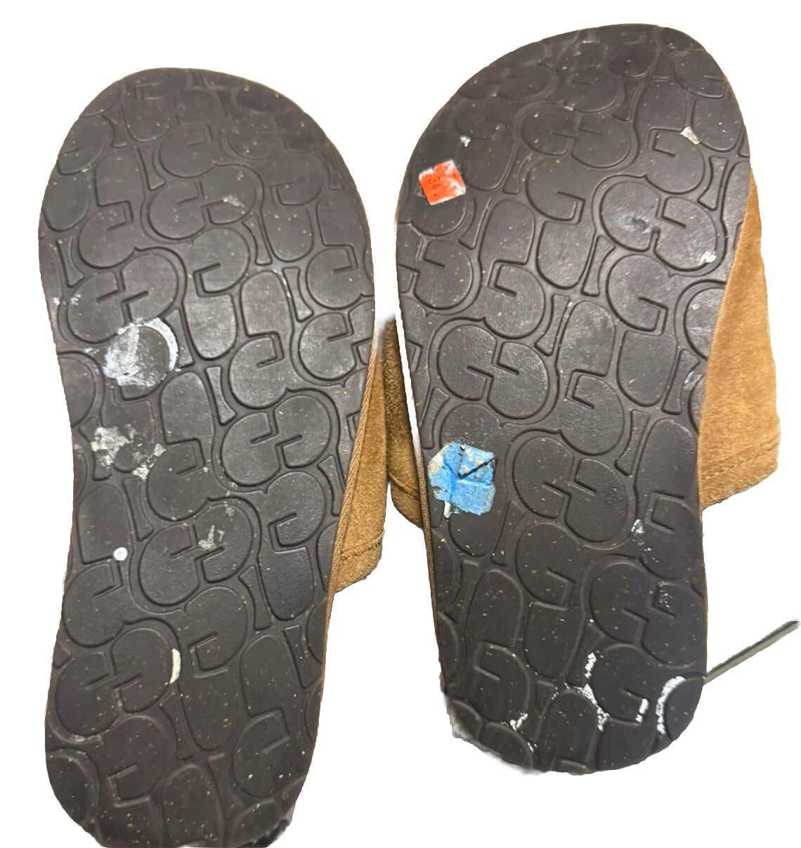 Women UGG Scuffette Slipper Chestnut Suede Upper 100% Authentic 8