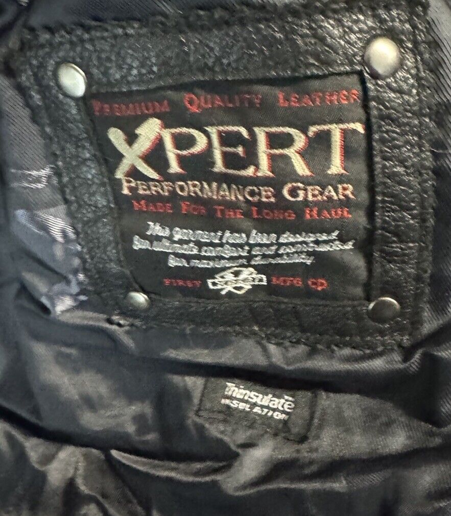 xpert leather jacket size large