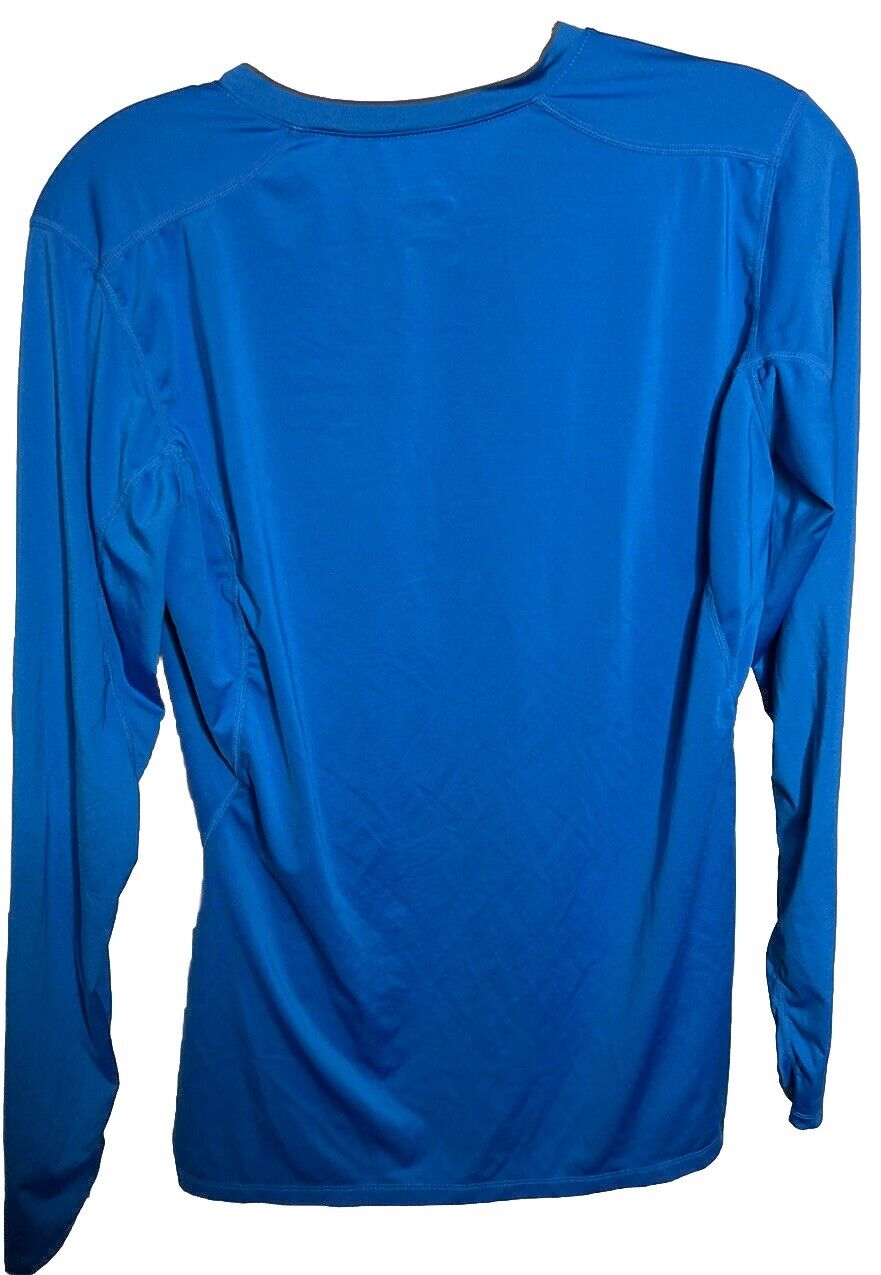 Nike Pro MINT Base Layer Shirt Boys Large 12-14 Blue Long Sleeve