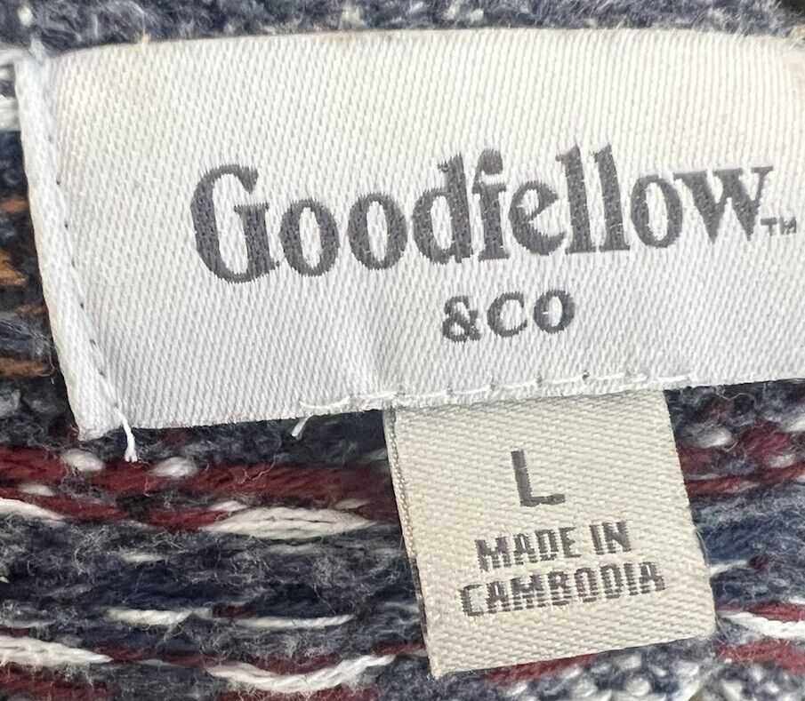 Goodfellow & Co. Men's Crewneck Knitted Pullover Sweater, Size Large