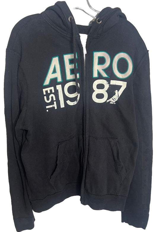 Aeropostale NYC Fleece Full-Zip Hoodie Size XL