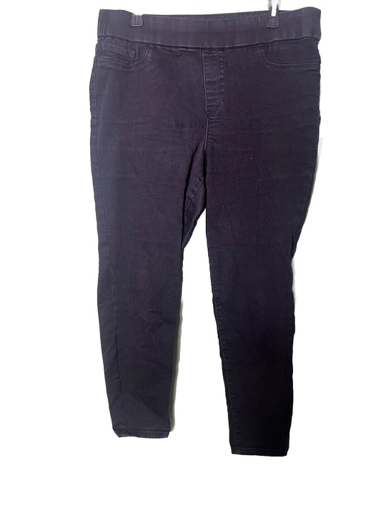 Womens Nine West Pull On Skinny Pants Size 14